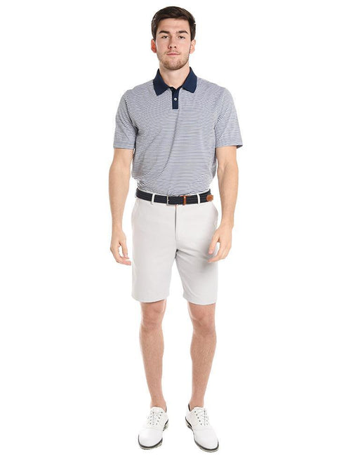 Adidas Adipure Tri Color Stipe Polo