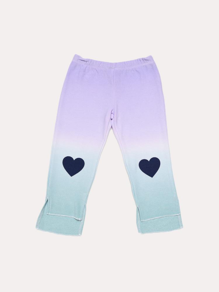 Chaser Girls' Cozy Knit Hi-Lo Lounge Pant - Saint Bernard