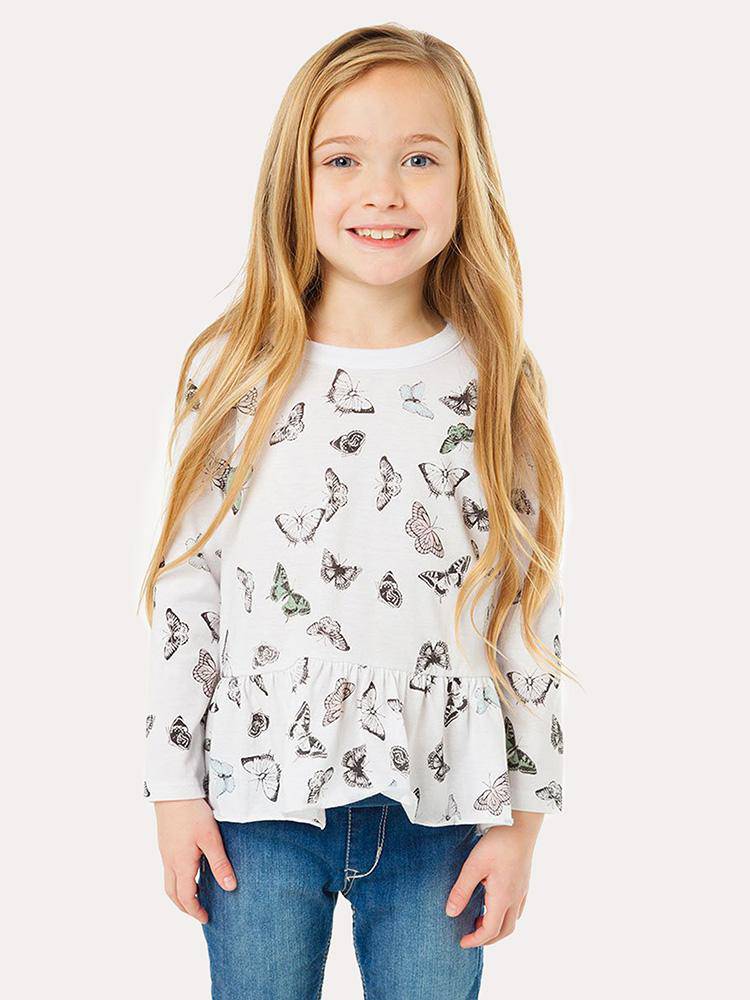 Chaser Girls' Butterfly Tee - Saint Bernard