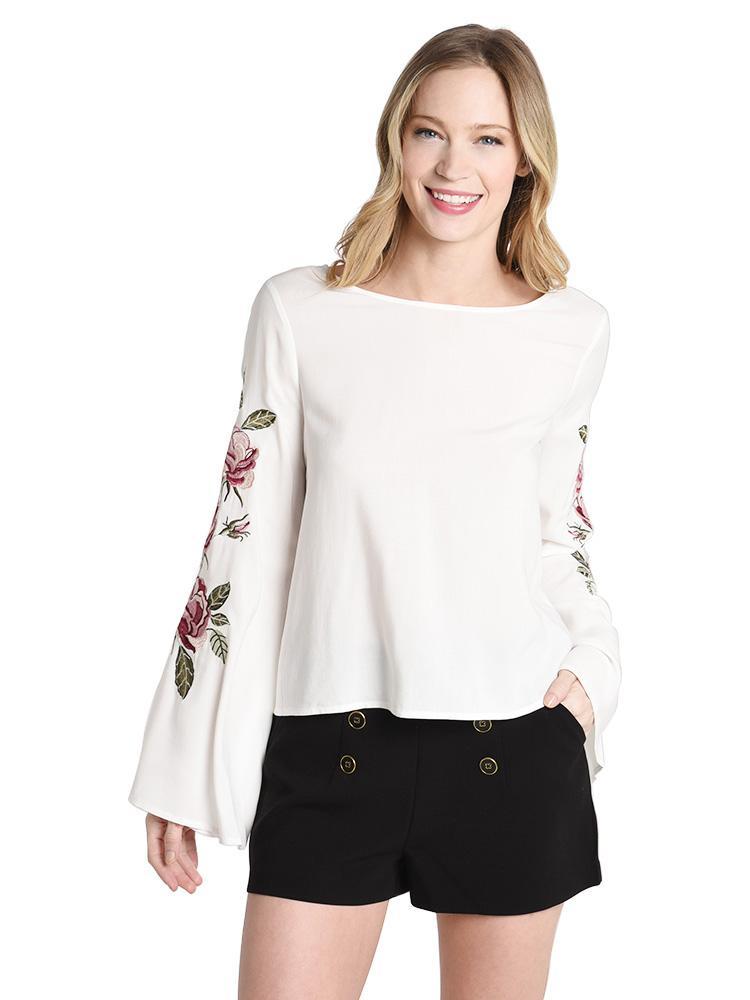 Cupcakes & Cashmere Aldona Blouse - Saint Bernard