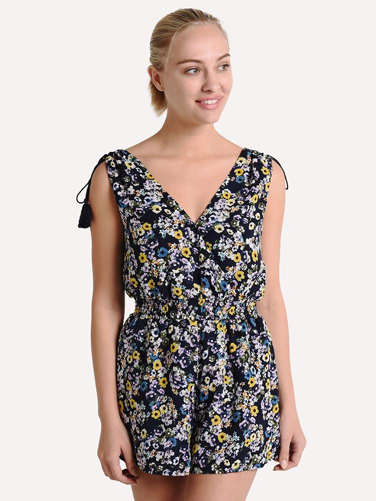 Cupcakes and Cashmere Medow Romper - Saint Bernard