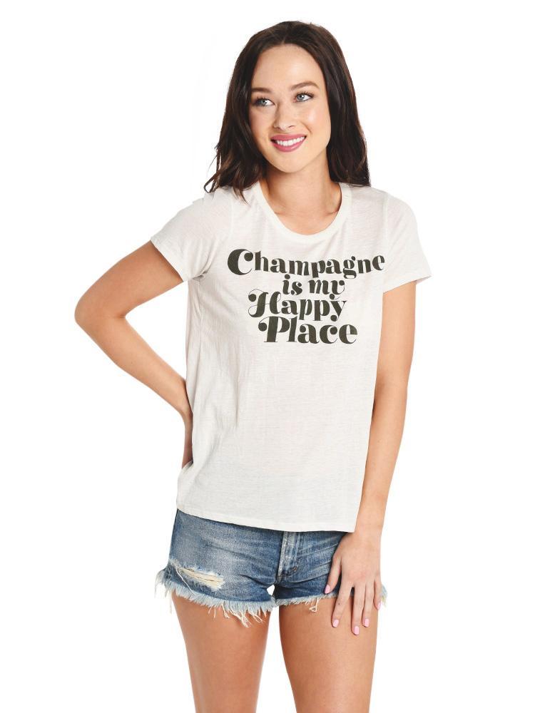 Chaser Vintage Jersey Short Sleeve Strappy Drape Back Tee - Saint Bernard