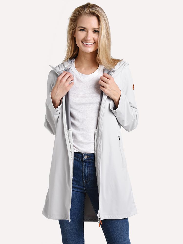 Save the Duck Women's Bark Hooded Coat - Saint Bernard