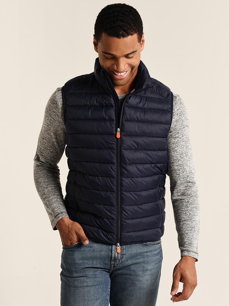 Save the Duck Men's Giga Quilted Vest - Saint Bernard