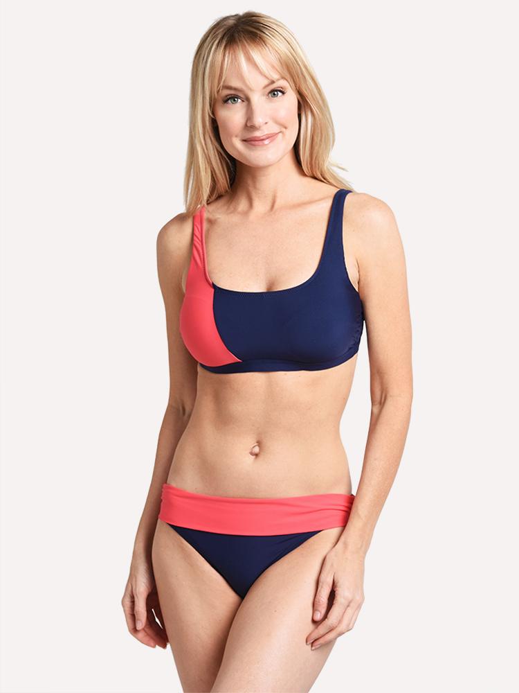 Helen Jon Draper James x Helen Jon Shoreline Bikini Top - Saint Bernard