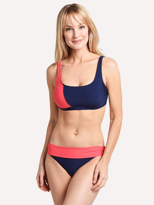 Helen Jon Draper James x Helen Jon Shoreline Bikini Top - Saint Bernard