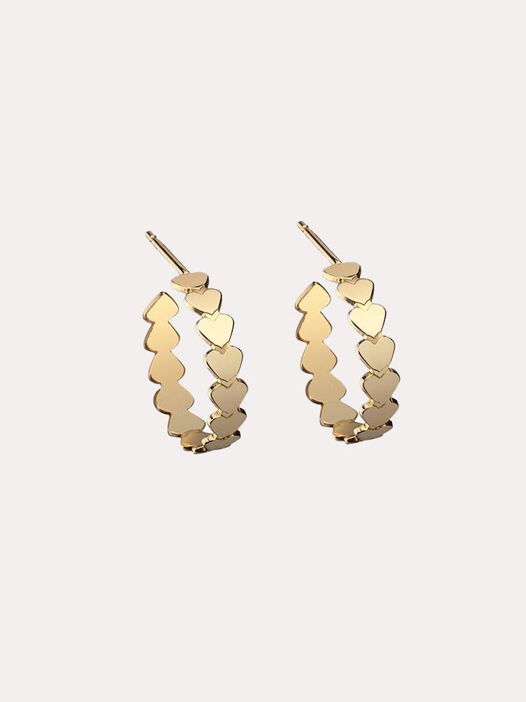 Jennifer Zeuner Jewelry Dream Mini Hoop Earrings - Saint Bernard