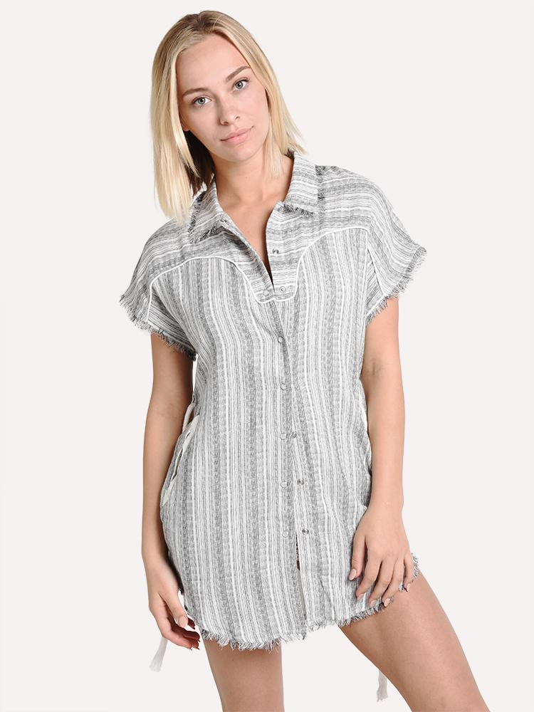 Dolce Vita Western Shirt Dress - Saint Bernard