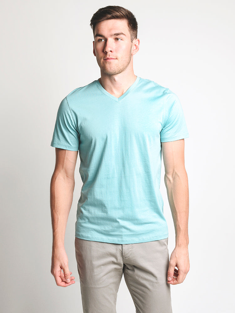 Zachary Prell Mercer V Neck Tee - Saint Bernard