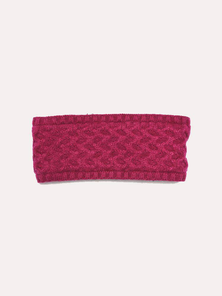 NEW ECHO women\'s brioche honeycomb headband in charcoal Discover the Easiest Brioche Pattern for a Beautiful Knit  main image 3