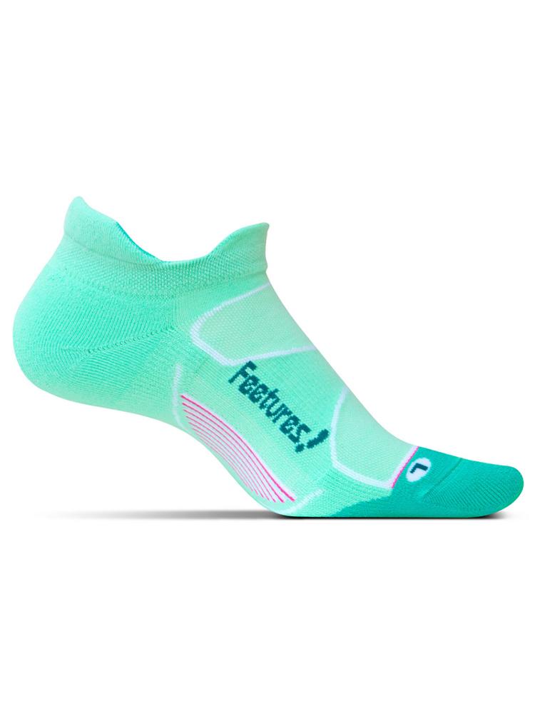Feetures Women's Elite Max Cushion No Show Tab Socks - Saint Bernard