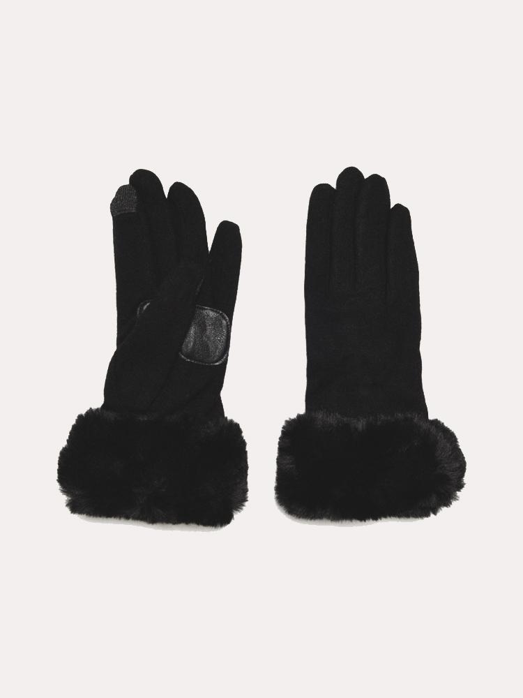 Echo Faux Fur Cuff Glove - Saint Bernard