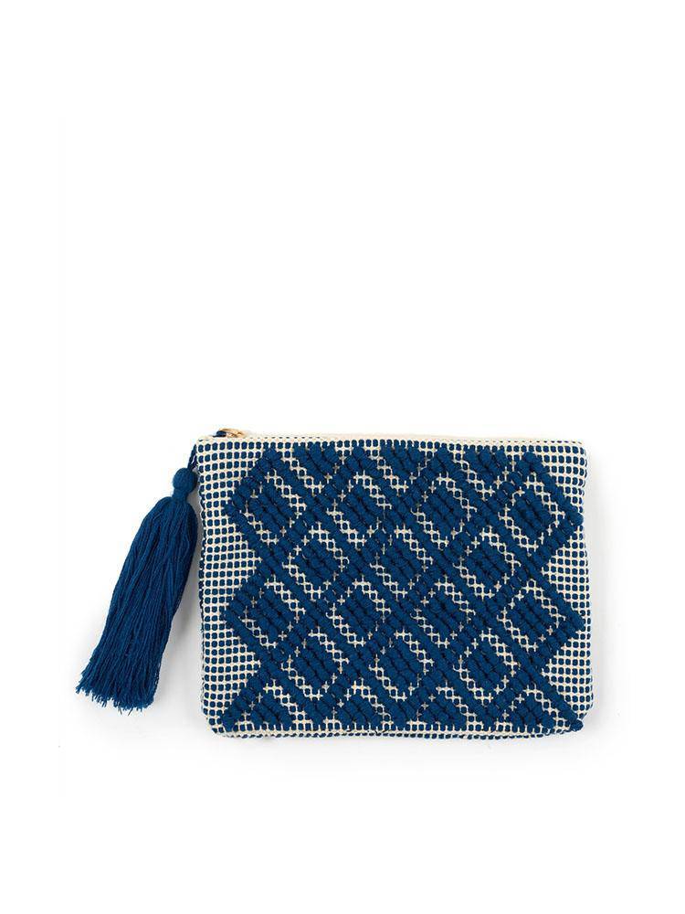 Echo Diamond Motif Clutch - Saint Bernard