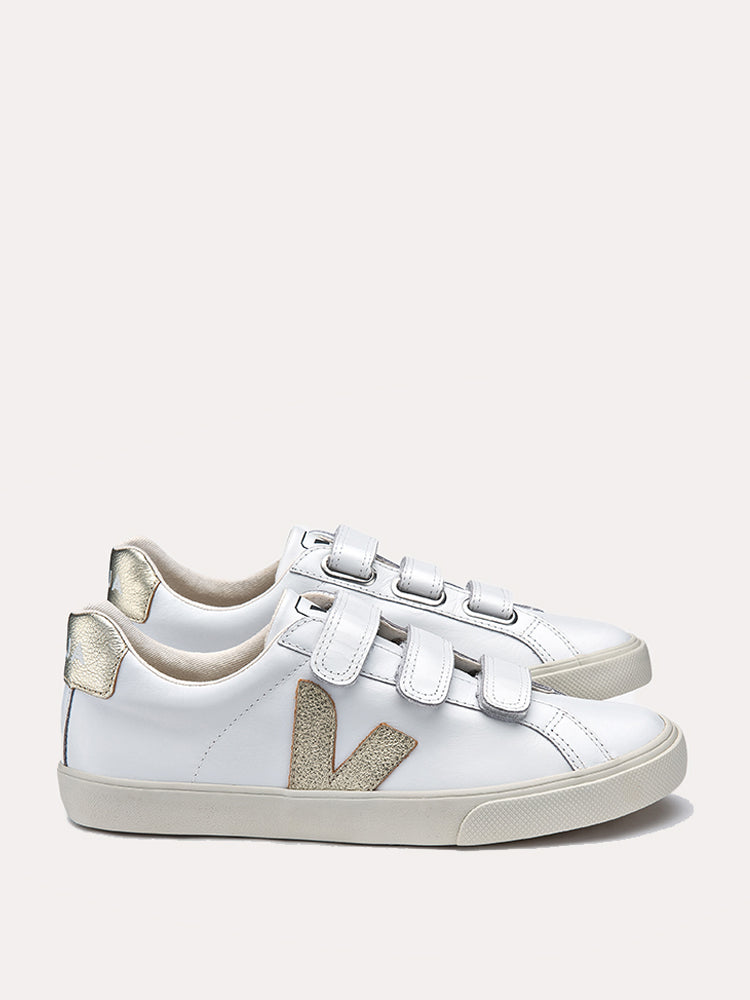 VEJA Women's Esplar 3-Lock Extra White Gold Sneaker - Saint Bernard