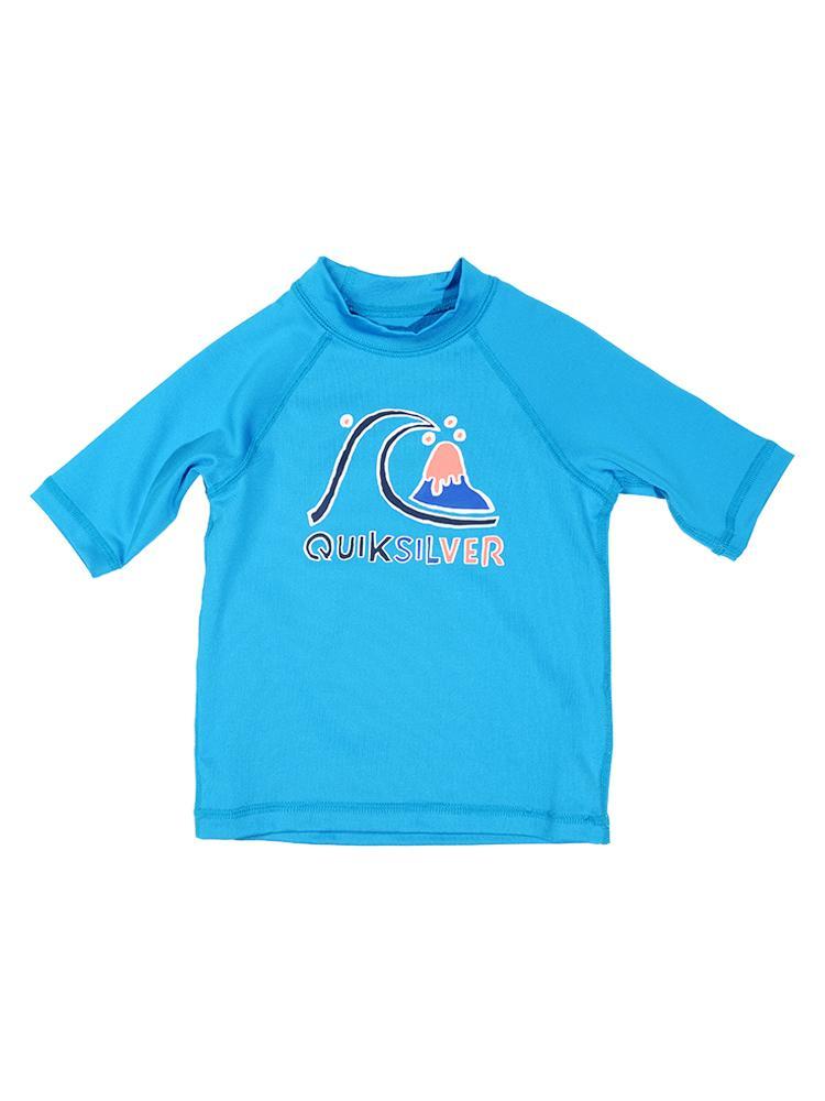 Quiksilver Boys' Bubble Short Sleeve Rashguard - Saint Bernard