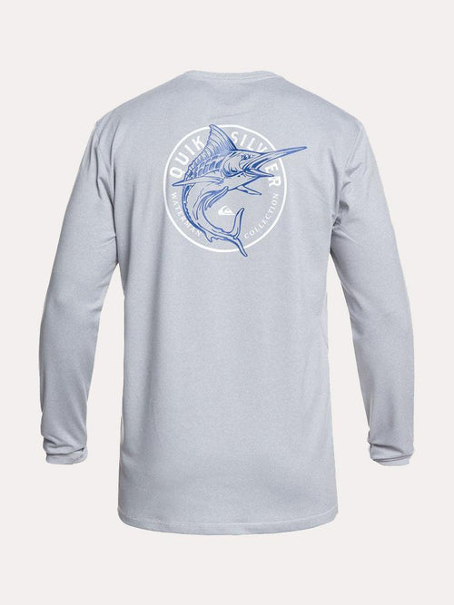 Quiksilver Men's Waterman Watermarked Long Sleeve UPF 50 Surf Tee