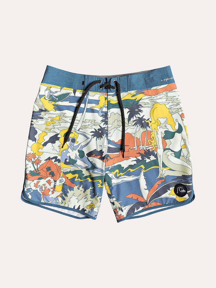 Quiksilver Men's Highline Feelin Fine 19" Boardshorts - Saint Bernard