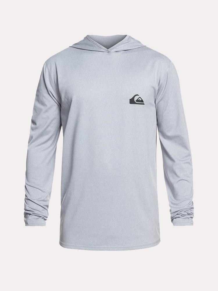 Quiksilver Men's Dredge Long Sleeve UPF 50 Hooded Surf Tee - Saint Bernard