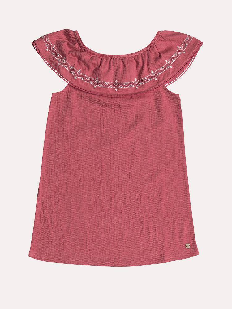 Roxy Girls' Hippie Heart Dress - Saint Bernard