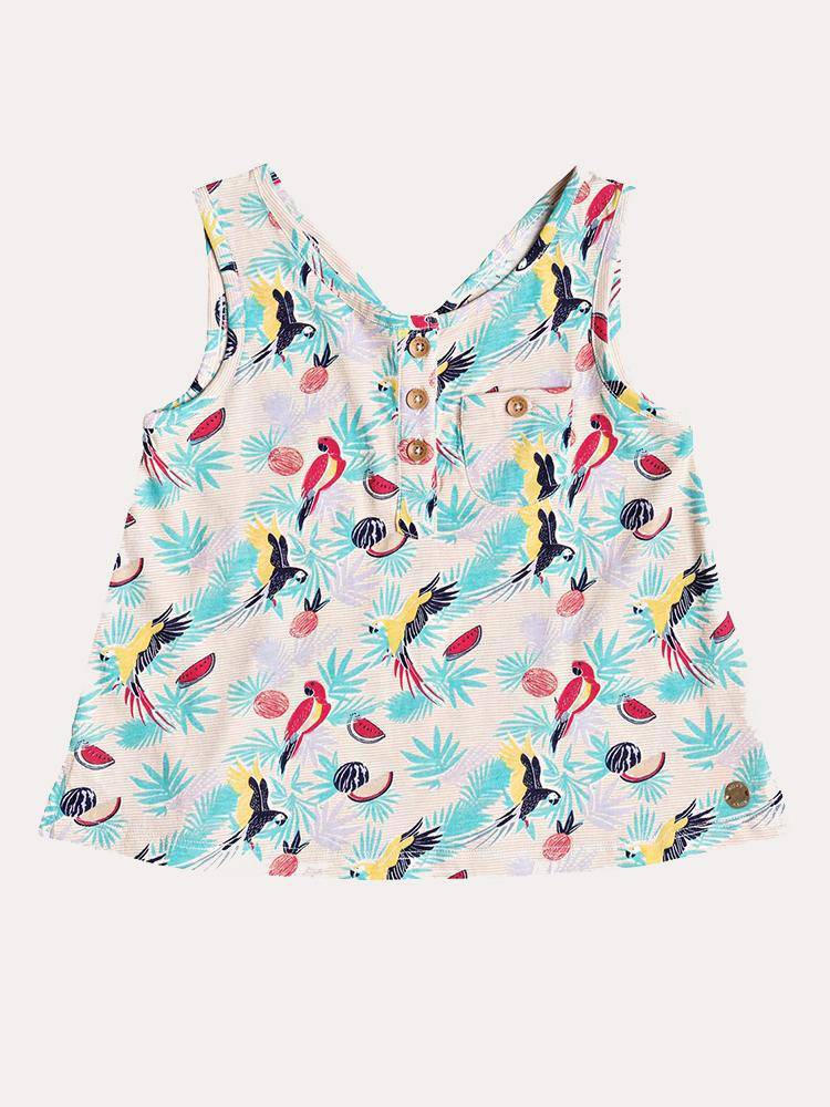 Roxy Girls' Very Heartfelt Top - Saint Bernard