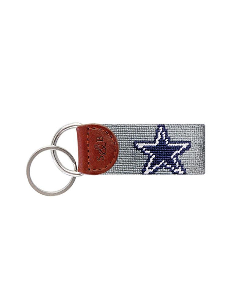 Smathers & Branson Dallas Cowboys Needlepoint Key Fob - Saint Bernard
