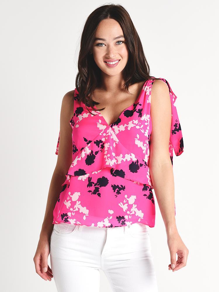 Tanya Taylor Camo Printed Sierra Top - Saint Bernard