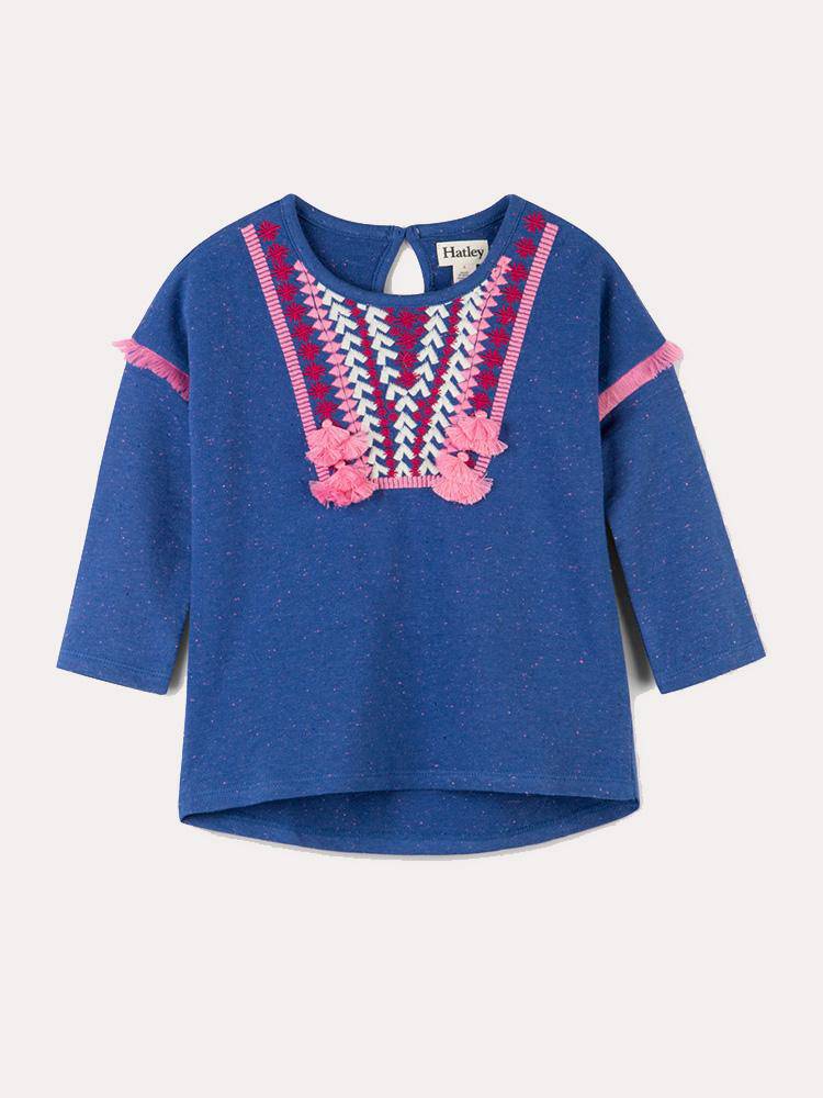 Hatley Statement Necklace Pullover - Saint Bernard