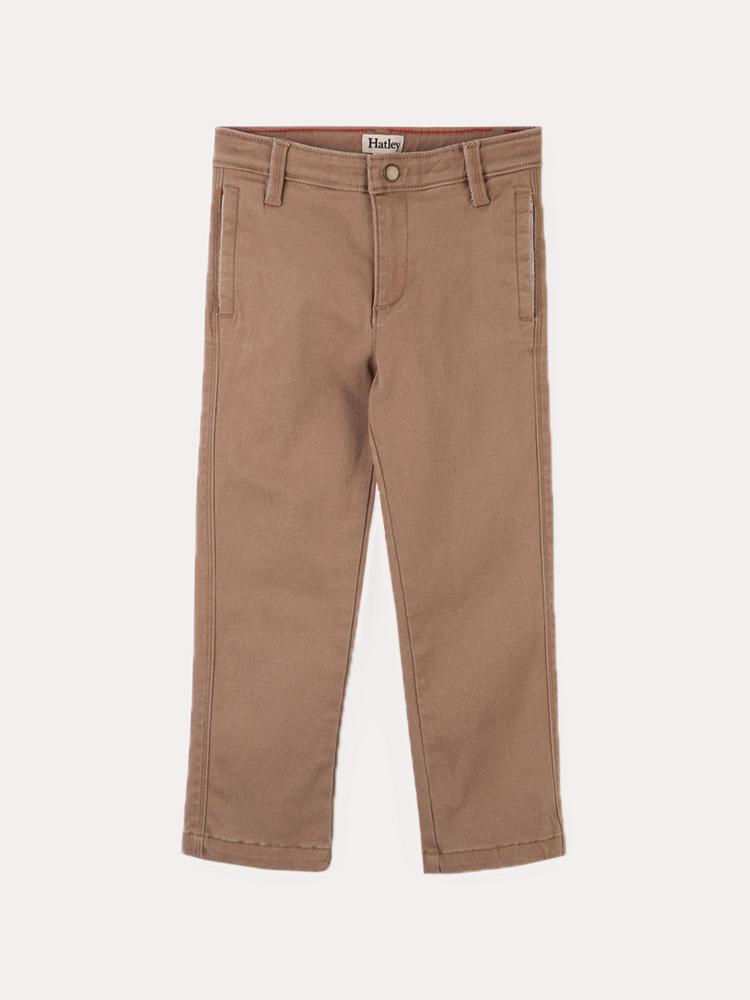 Hatley Tan Twill Khakis - Saint Bernard