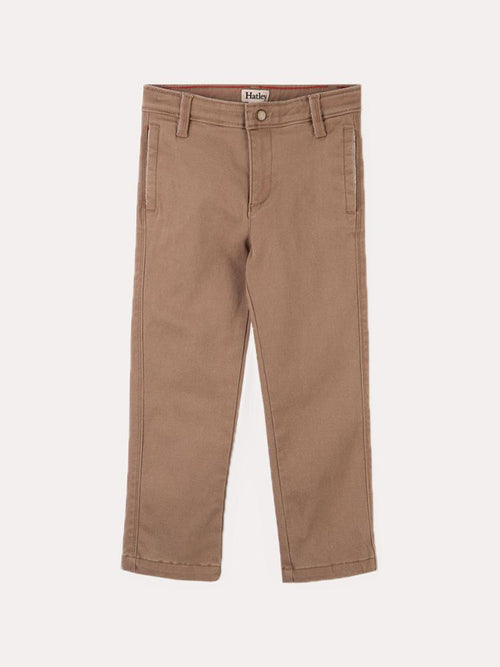 Hatley Tan Twill Khakis - Saint Bernard