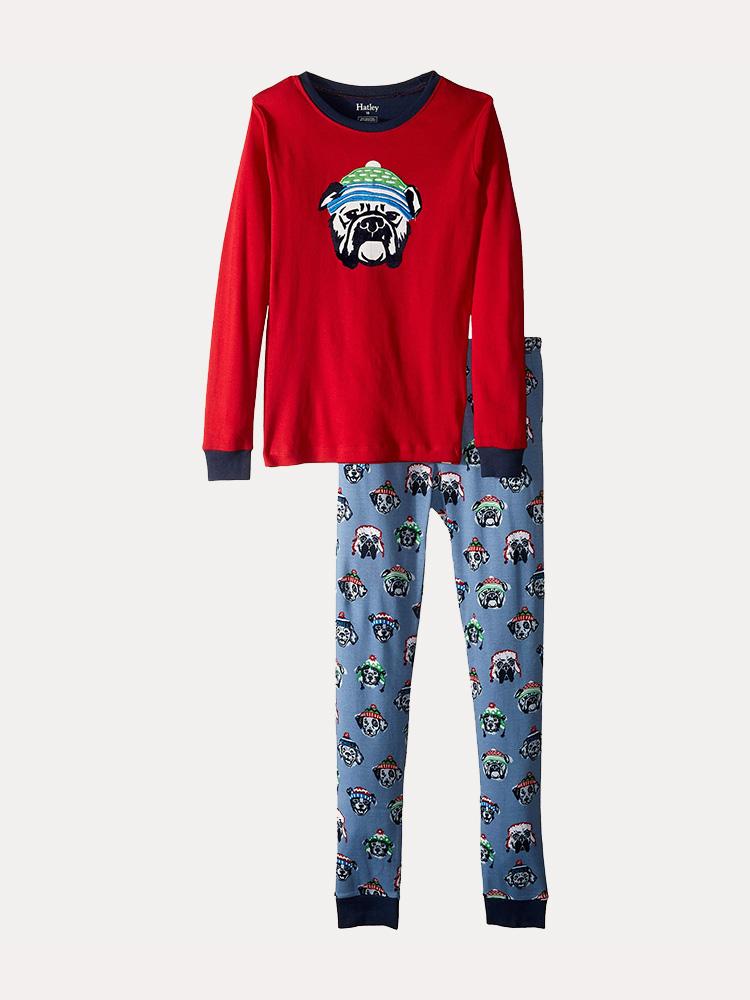 Hatley Cozy Pups Organic Cotton Pajama Set - Saint Bernard