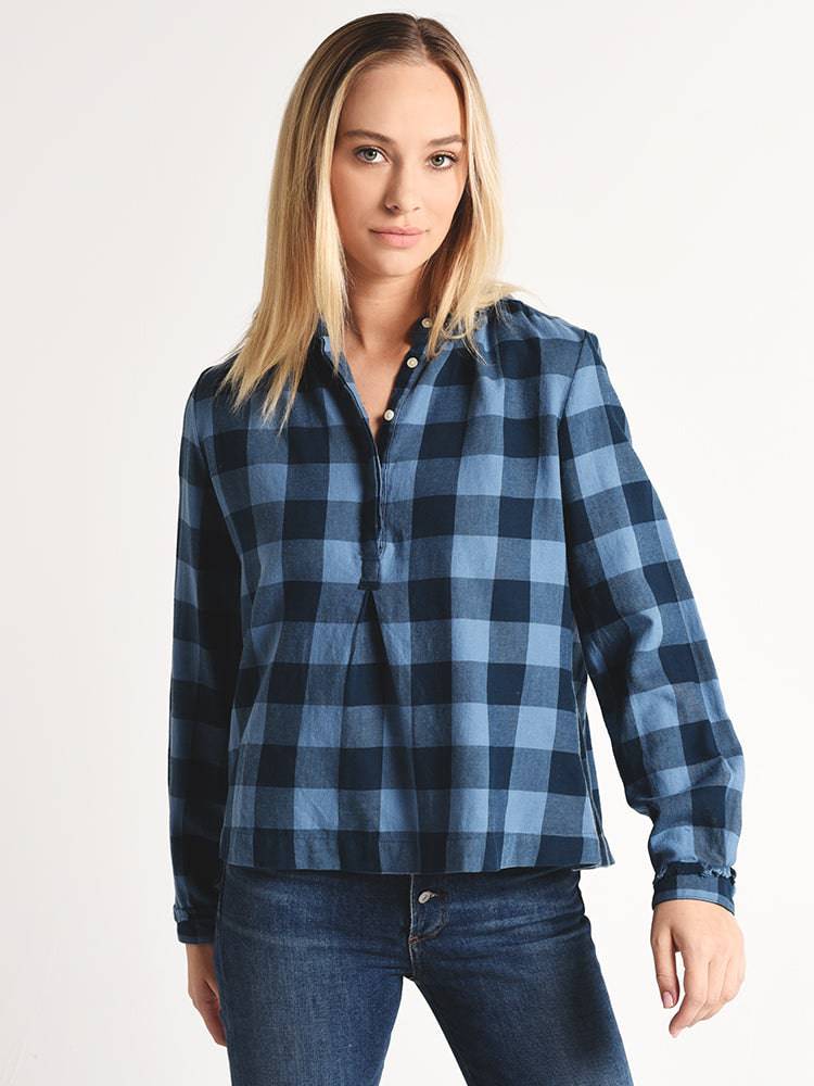 Trovata The Kristen Henley Blouse - Saint Bernard