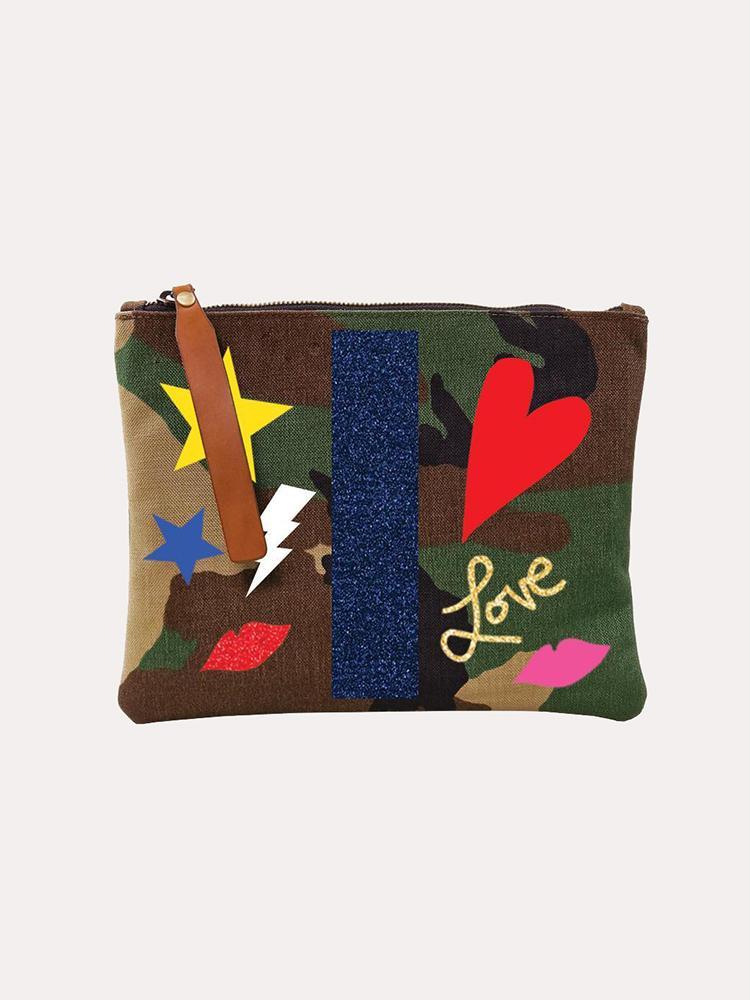 Parker Thatch Mimi Flat Clutch - Saint Bernard