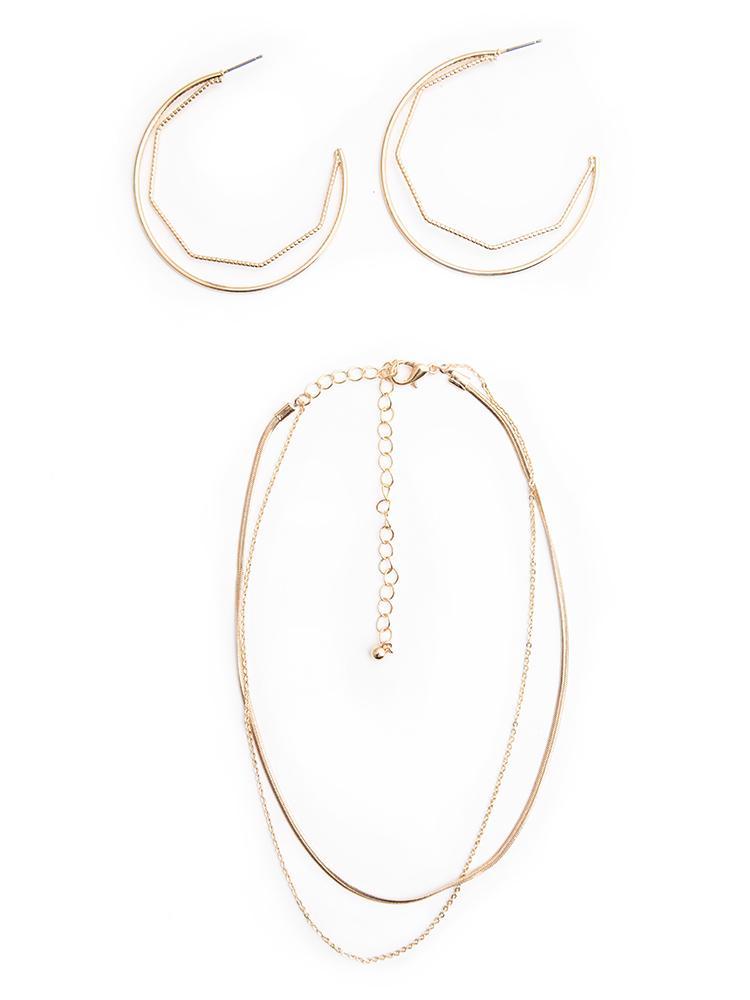 8 Other Reasons Necklace and Hoop Set - Saint Bernard