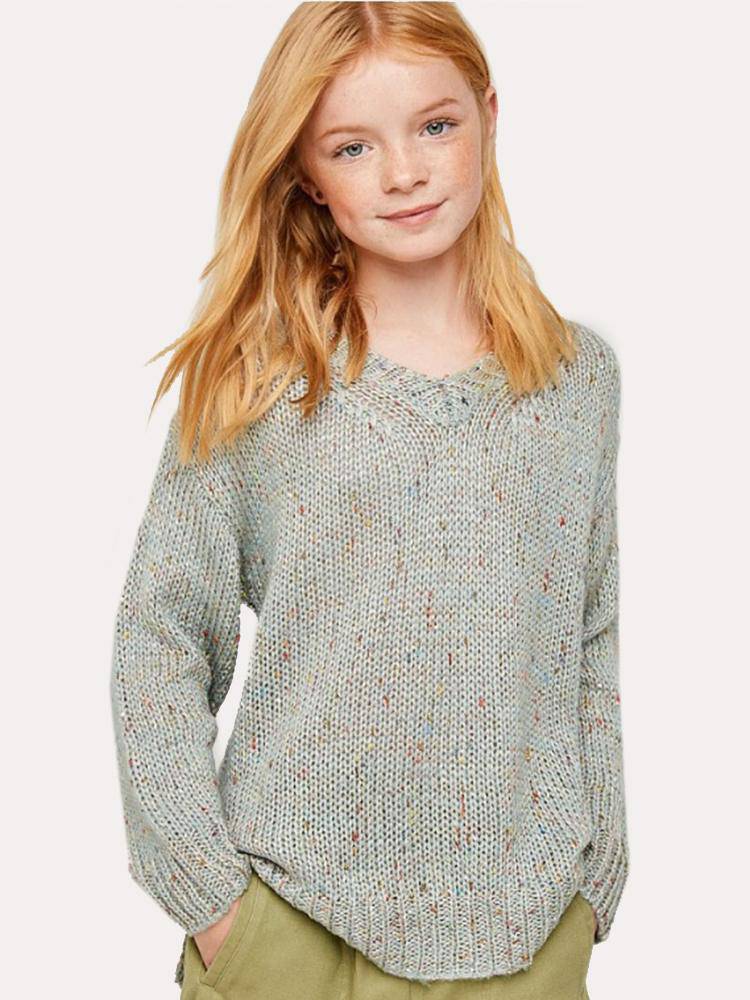 Hayden Multi-Color Sequins Knit Sweater - Saint Bernard