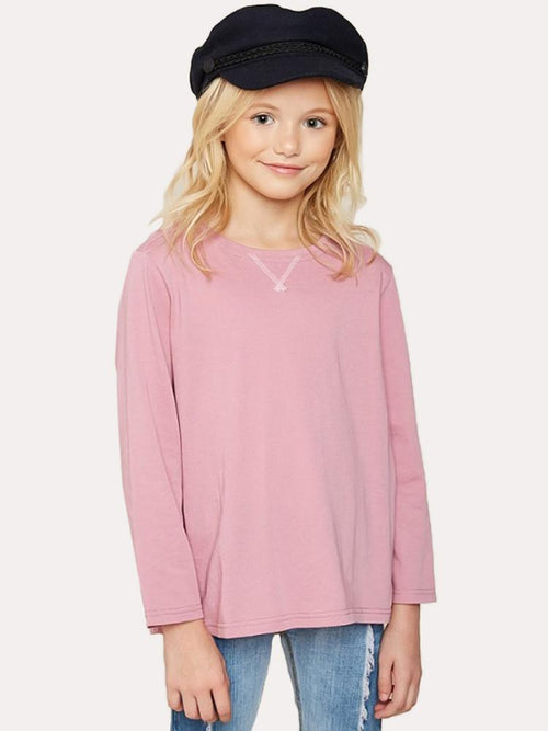 Hayden Long Sleeve Oversized Top - Saint Bernard