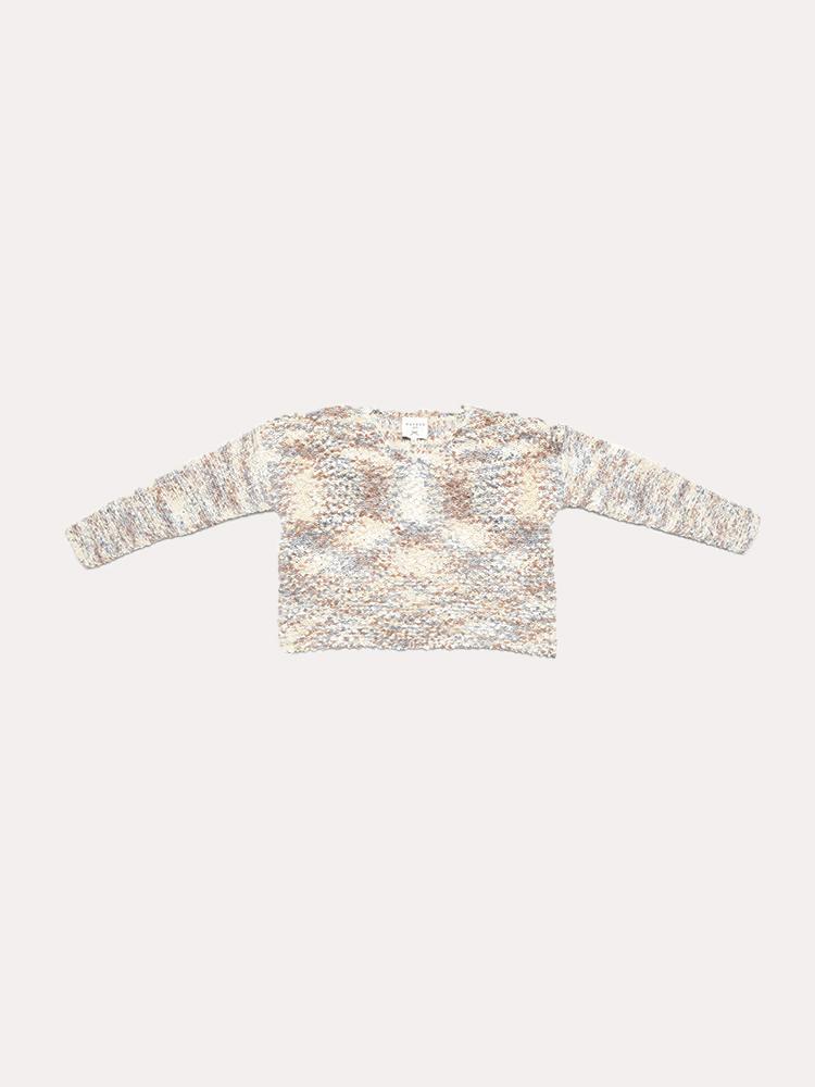 Hayden Textured Cropped Sweater Top
