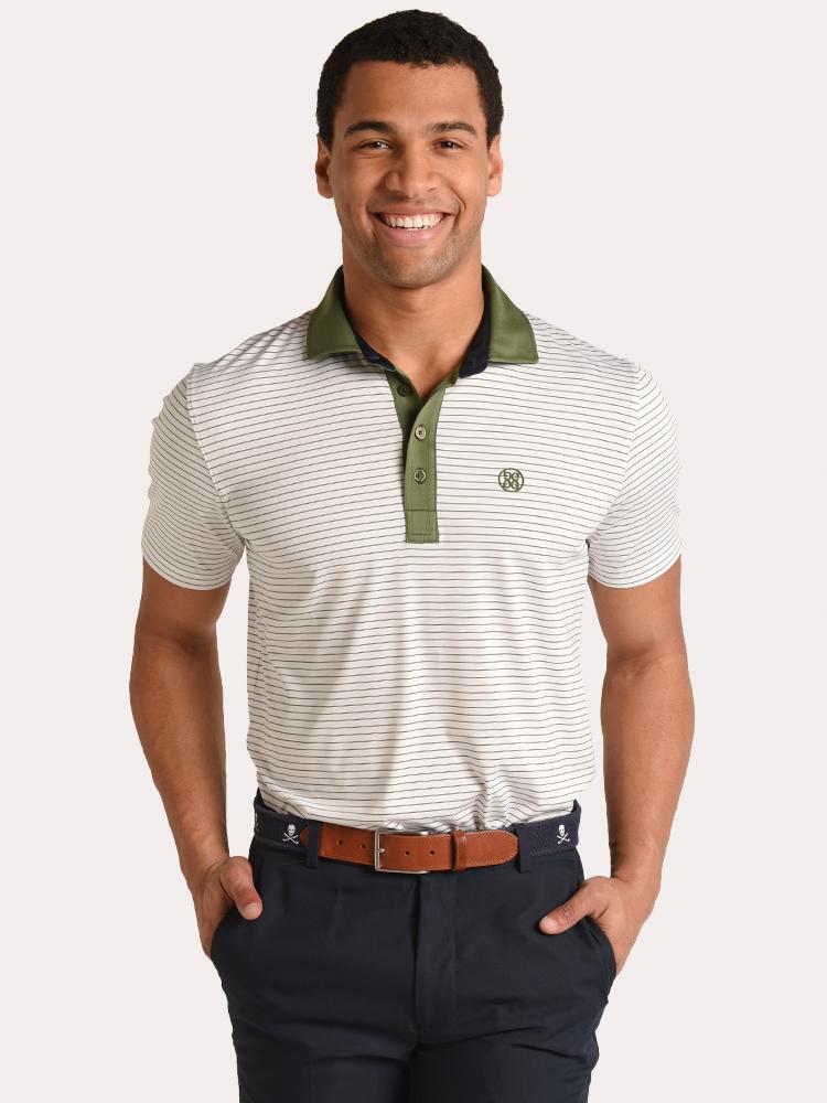 G/Fore Narrow Stripe Polo - Saint Bernard