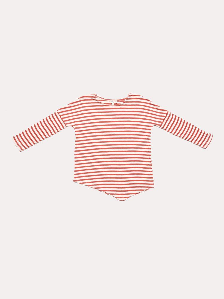 Hayden Stripe Long Sleeve Dolman Top - Saint Bernard