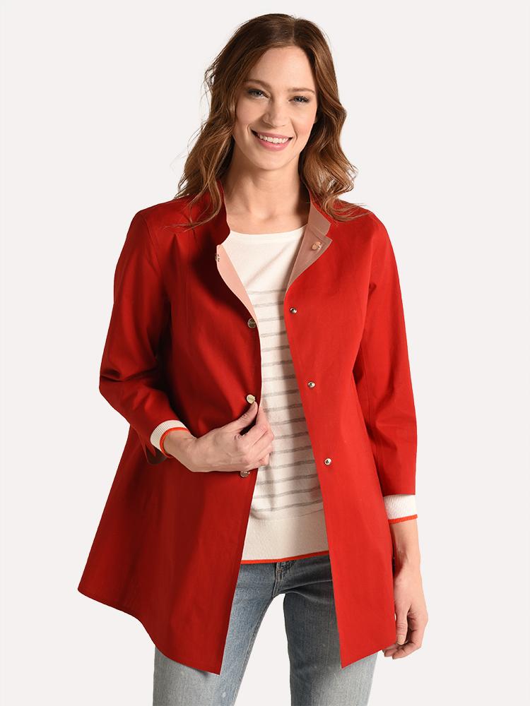Herno Women's Woven Half Coat - Saint Bernard
