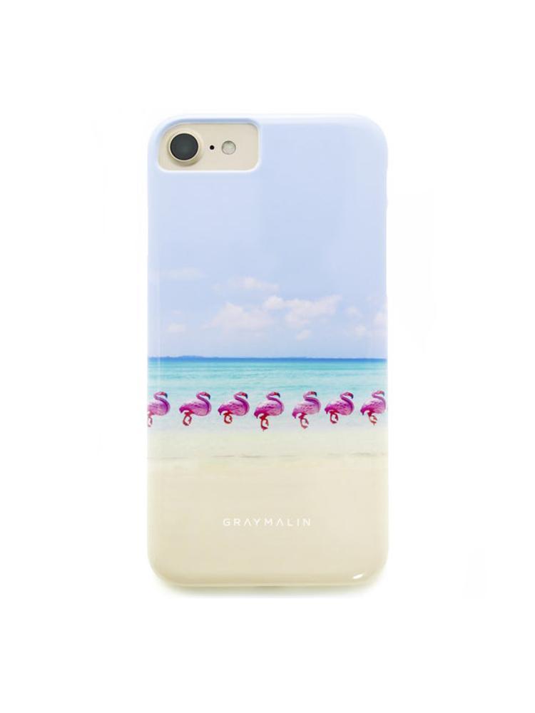 Gray Malin The Flamingos iPhone 7 Case - Saint Bernard