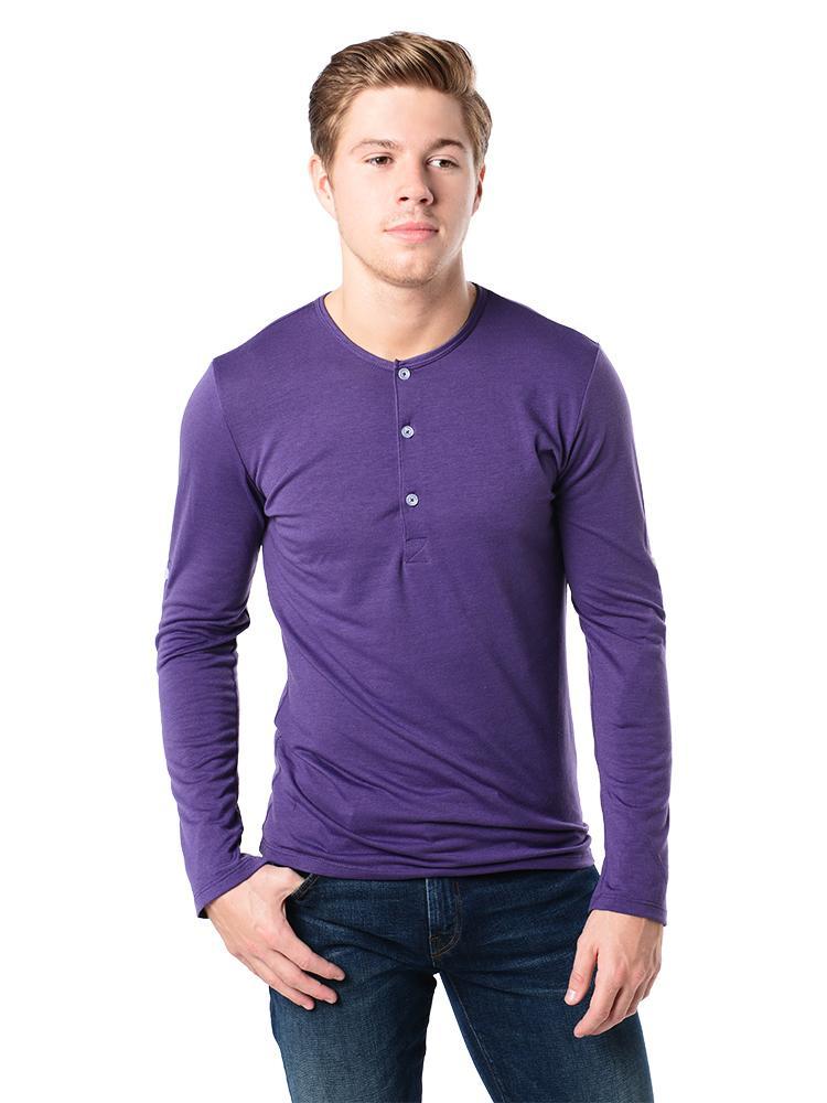 Mizzen + Main Dakota Performance Henley - Saint Bernard