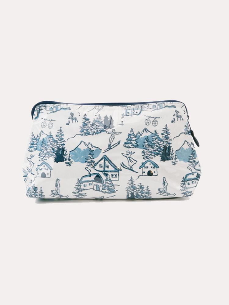 Roller Rabbit Ski Toile Toiletry Case - Saint Bernard
