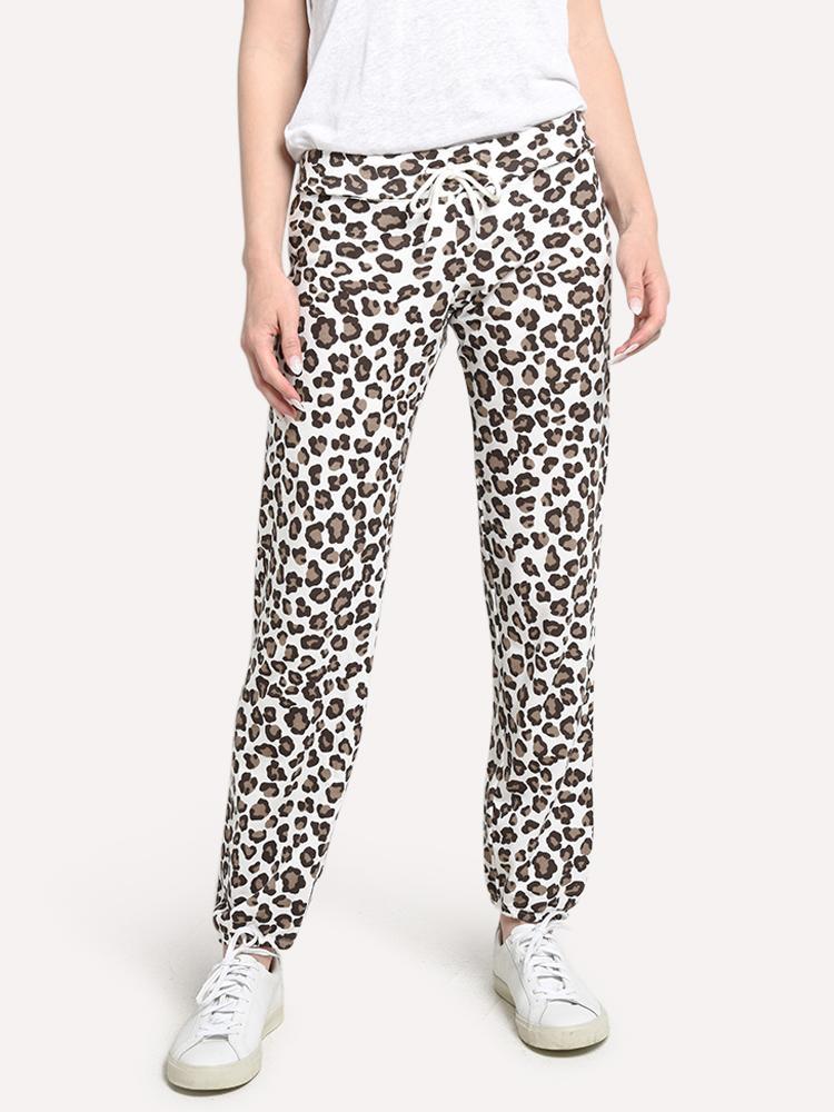 Monrow Women's Leopard Vintage Sweats - Saint Bernard