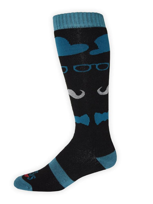Hot Chillys Men's Moustche Mid Volume Sock - Saint Bernard