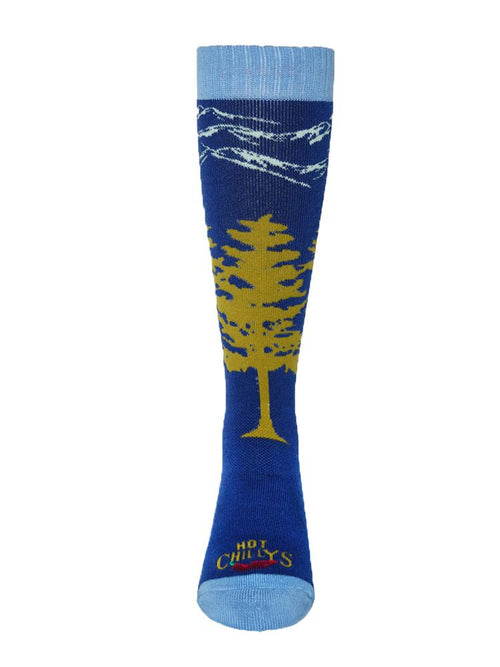 Hot Chillys Youth Adventure Mid Volume Sock - Saint Bernard