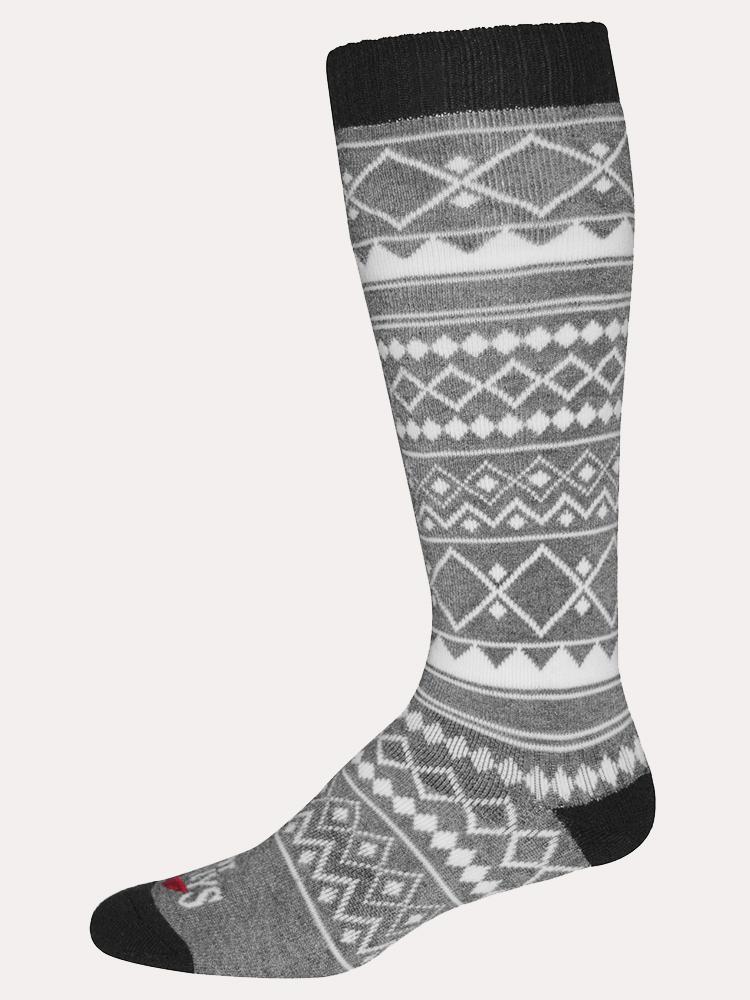 Hot Chillys Men's Tribe Mid Volume Sock - Saint Bernard