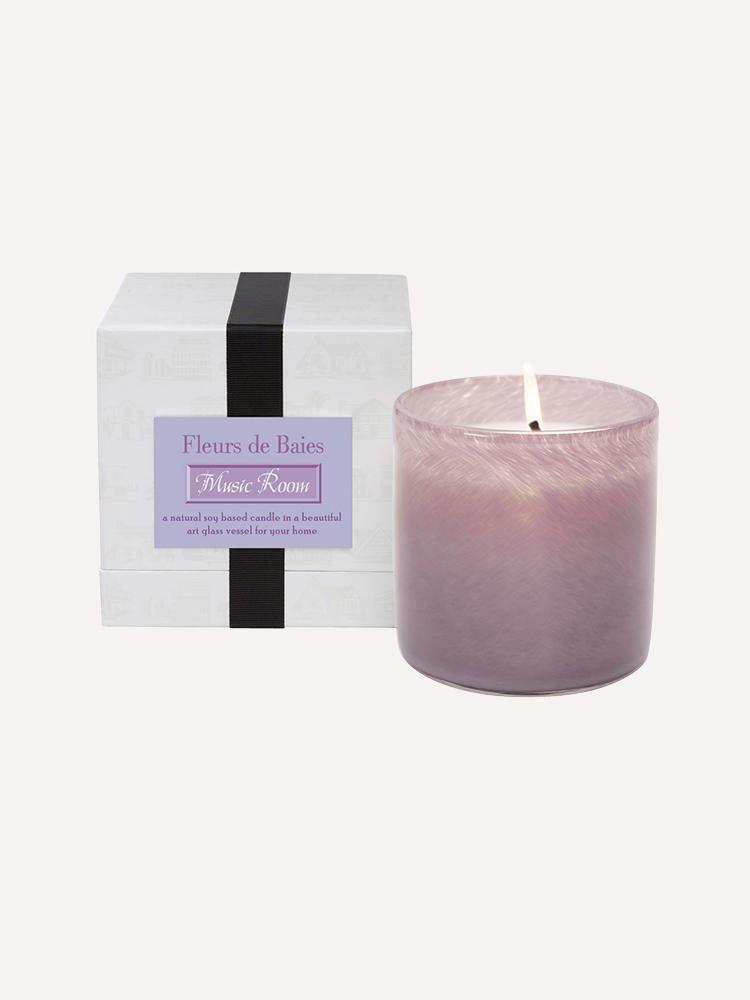 Lafco Fleurs de Baies Music Room Signature 15.5oz Candle - Saint Bernard
