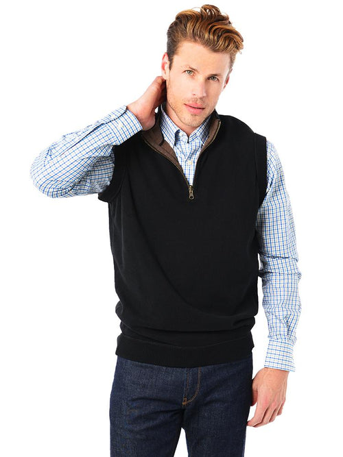 Saint Bernard Two Tone French Rib Reversible Vest - Saint Bernard