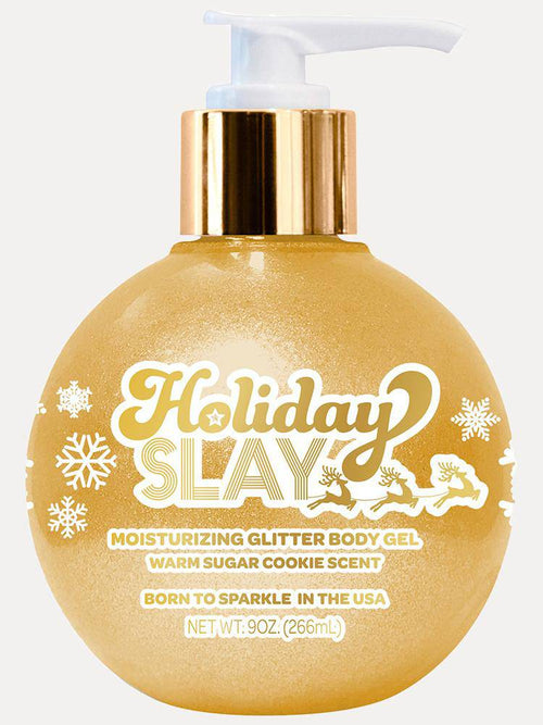 Sunshine & Glitter Holiday Slay Moisturizing Gold Glitter Body Gel