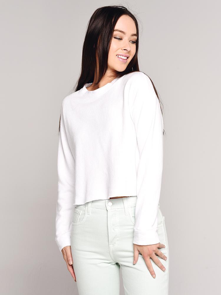 Monrow Mesh Back Sweatshirt - Saint Bernard